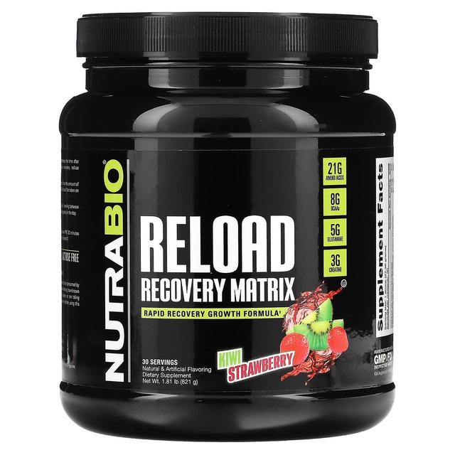 Nutrabio Labs, Reload Recovery Matrix, Kiwi Strawberry, 1.81 lb (821 g) on Productcaster.