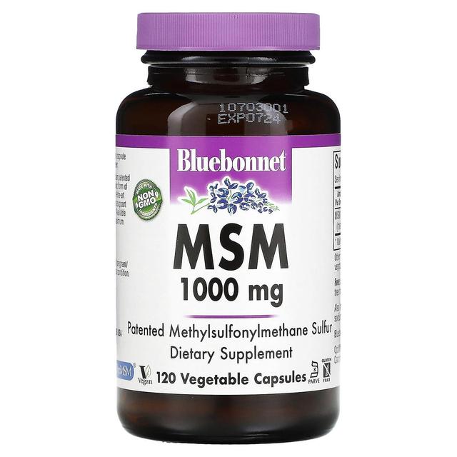 Bluebonnet Nutrition, MSM, 1.000 mg, 120 plantaardige capsules on Productcaster.