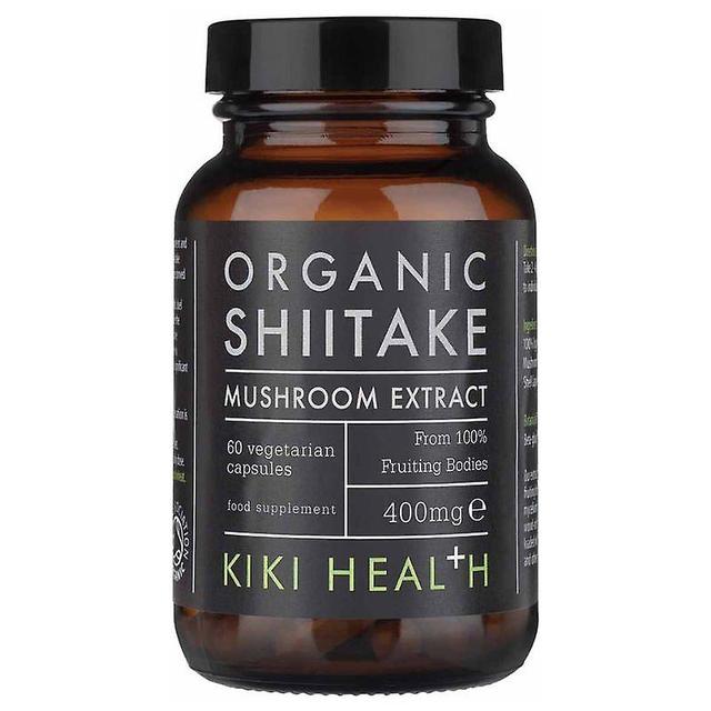 KIKI Health Kiki Salud Orgánica Shiitake Extracto de Setas Vegicaps 60 on Productcaster.