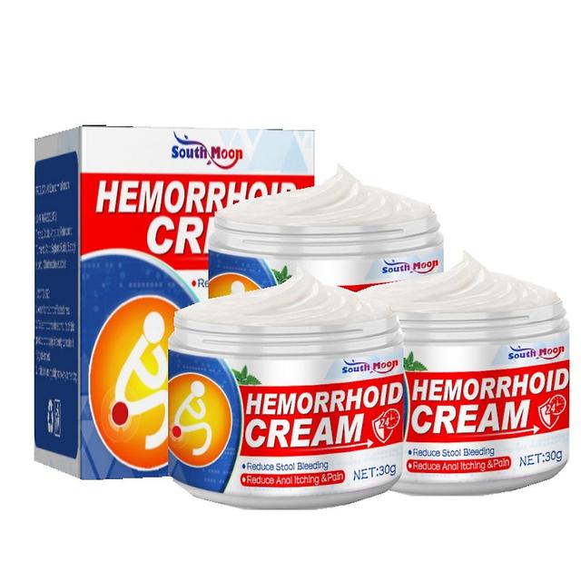 3pcs 100% Natural Ingredients Powerful Hemorrhoids Ointment Natrual Material Sterilize Cream Internal Hemorrhoids Piles External Fissure Therapy on Productcaster.