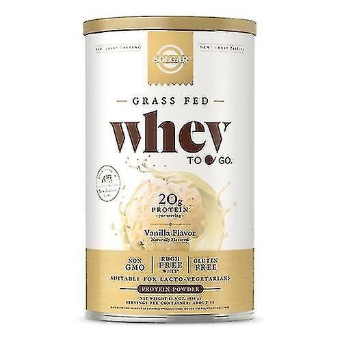 Solgar Whey To Go Protein Powder, Natural Vanilla Flavor 12 Oz (pack Of 1) on Productcaster.