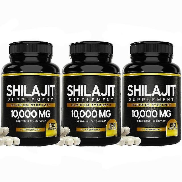 Unitoney 1-3bouteille Pure Shilajit 10000mg 150 Caps Asphaltum Acide Fulvique D’origine Naturelle Sans OGM 3BOTTLE on Productcaster.