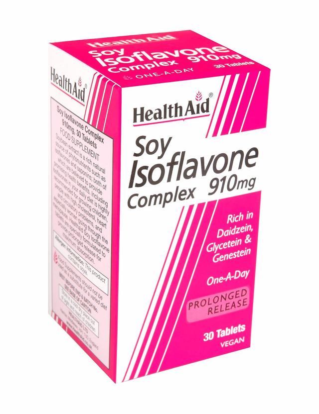 Health Aid Soya Isoflavone Complex 910mg, 30 Tablets on Productcaster.