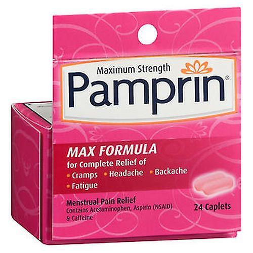 Pamprin Caplets Max Formula, 24 záložiek (balenie po 1) on Productcaster.