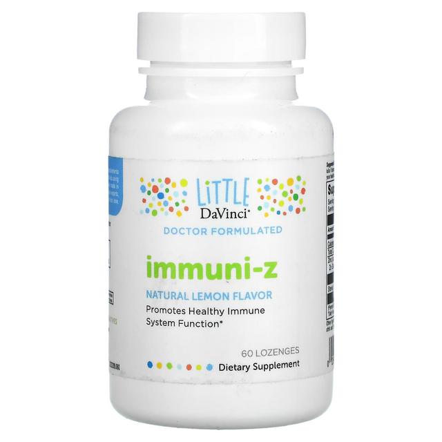 Little DaVinci, Immuni-Z, Natural Lemon, 60 Lozenges on Productcaster.