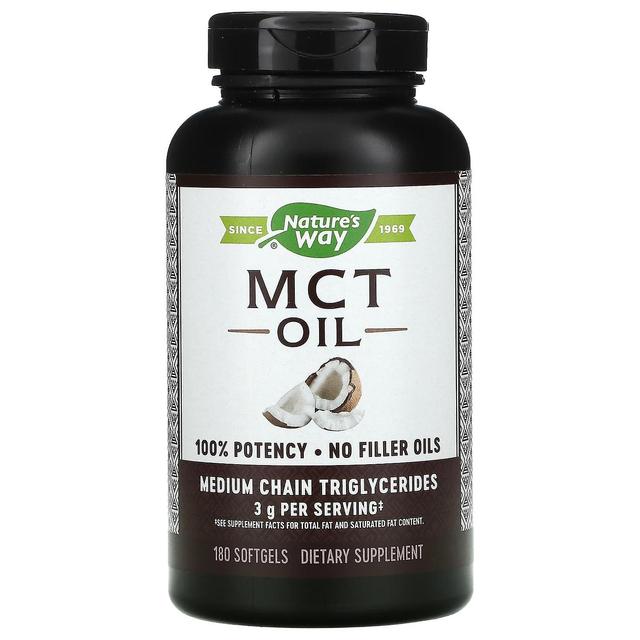 Nature's Way, MCT Oil, 180 Softgels on Productcaster.