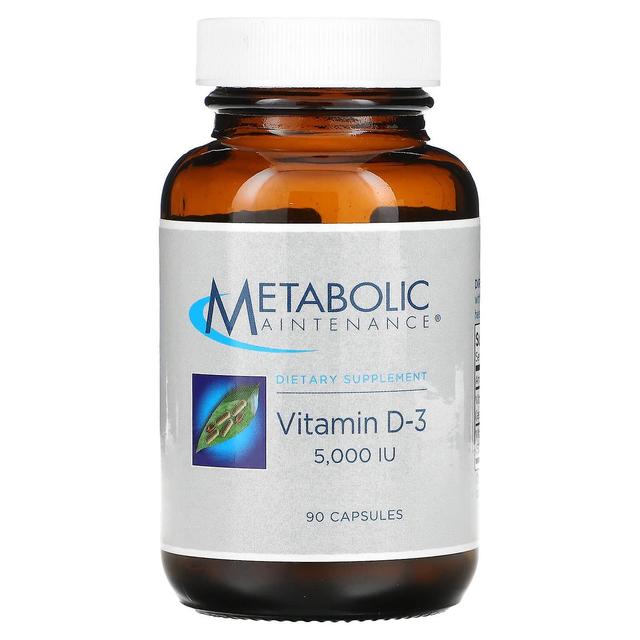 Metabolic Maintenance, Vitamin D-3, 5,000 IU, 90 Capsules on Productcaster.