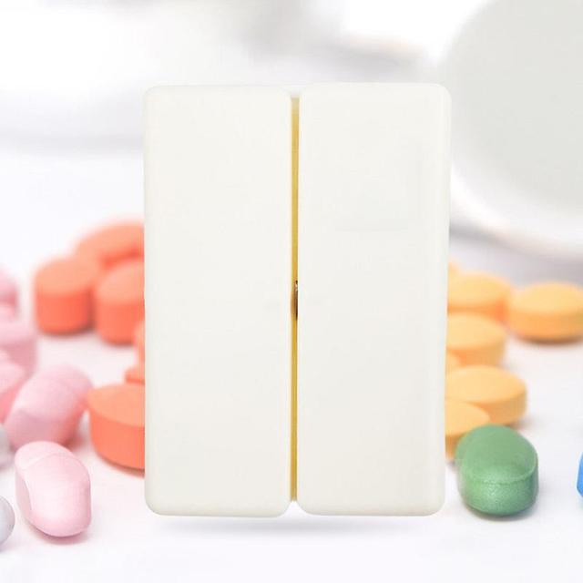 Unbrand 7 Compartments Portable Pills Case Folding And Storing Medicines Box Beige on Productcaster.