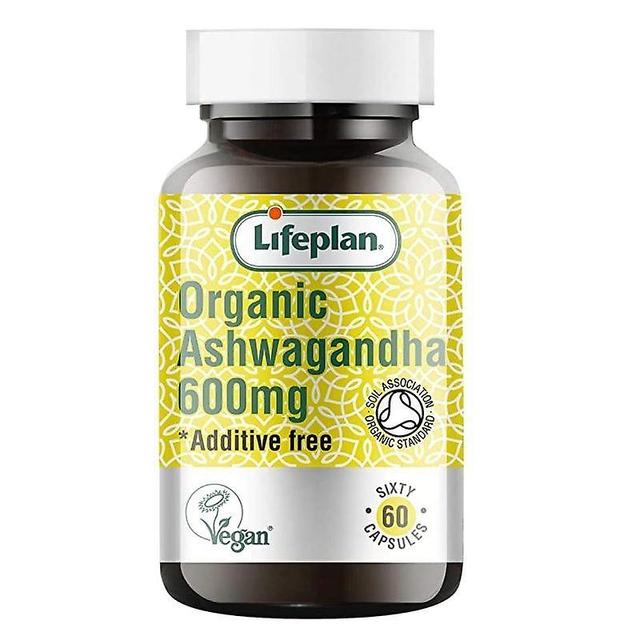 Life Plan Lifeplan Organic Ashwagandha 600mg Čiapky 60 on Productcaster.