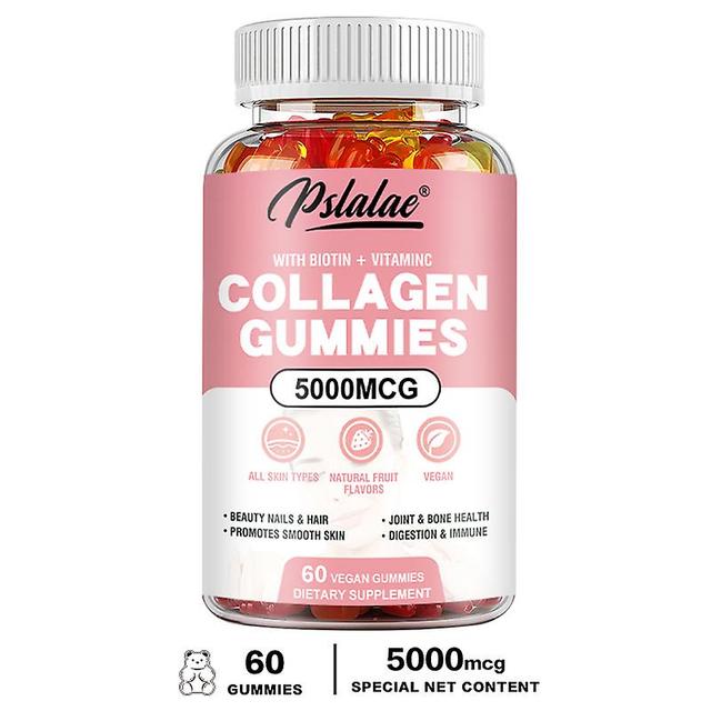 Vorallme kollagen &; Glutation Whitening Gummies 5000mg Naturliga Anti-aging Whitening &; Brightening 60 Gummies on Productcaster.