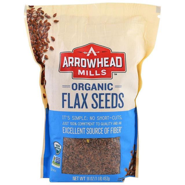 Arrowhead Mills, Organic Flax Seeds, 16 oz (453 g) on Productcaster.