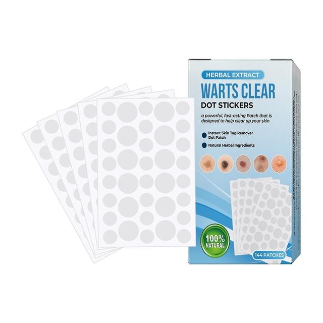 Herbal Extract Warts Clear Dot Stickers Herbal Extract Warts Clear Dot Stickers Blue on Productcaster.