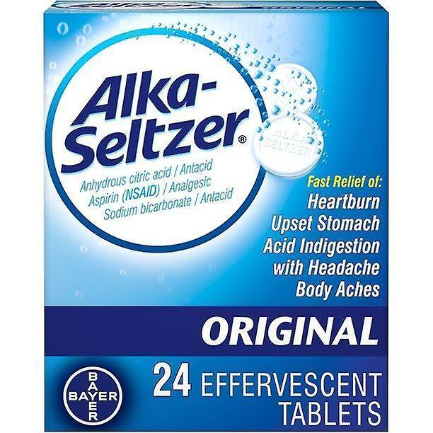 Alka-Seltzer Alka seltzer heartburn relief and pain relief antacid tablets – 24 ct on Productcaster.