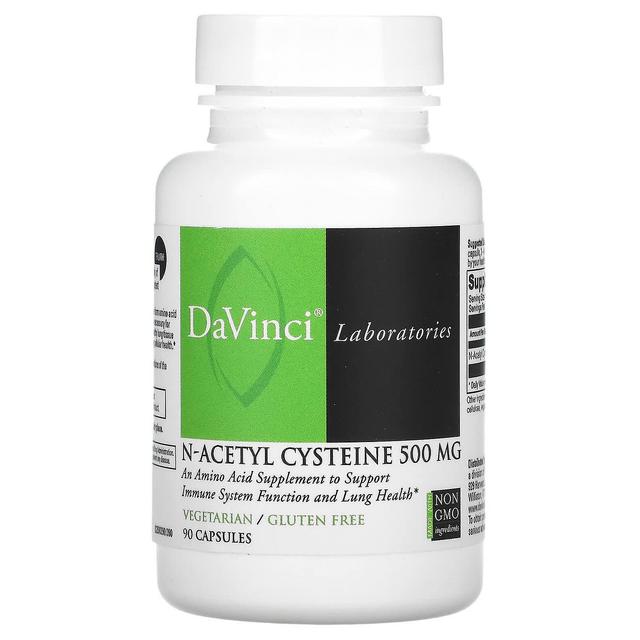 DaVinci Laboratories of Vermon DaVinci Laboratories of Vermont, N-Acetyl Cysteine, 500 mg, 90 Capsules on Productcaster.