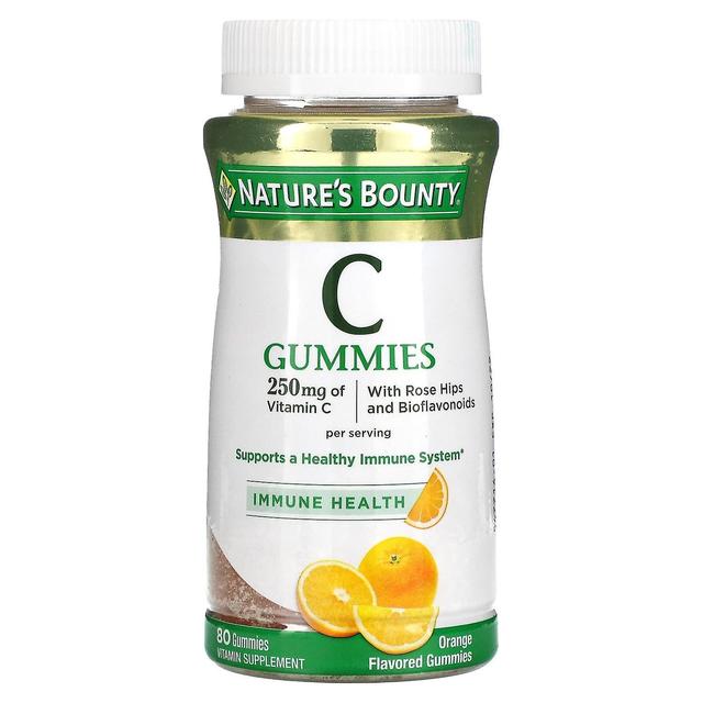 Natures Bounty Nature's Bounty, Vitamin C Gummies, Orangengeschmack, 125 mg, 80 Fruchtgummis on Productcaster.