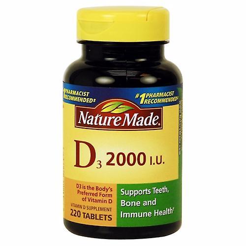 Nature Made Vitamin D, 2000 IE 220 Tabletten (Packung mit 1 Stück) on Productcaster.