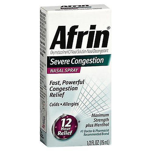 Afrin ťažké upchatie nosového spreja, 0,5 oz (balenie po 1) on Productcaster.