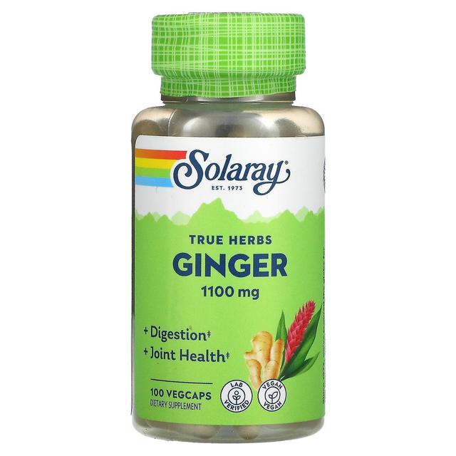 Solaray, Ginger, 550 mg, 100 VegCaps on Productcaster.