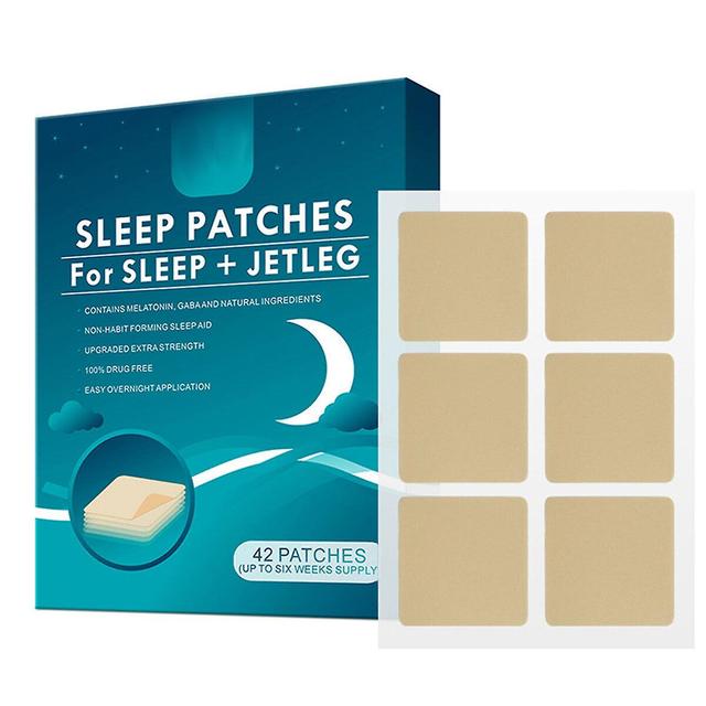 Szlld 42 sztuk Naturalny ziołowy Sleep Restful Patch Pomoc w zasypianiu Popraw bezsenność Wake Safe 84pcs on Productcaster.