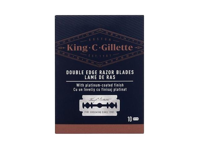 Gillette - King C. Double Edge Safety Razor Blades - For Men, 10 pc on Productcaster.