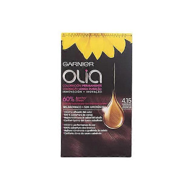 Garnier olia permanent hair colouring in 4.15 chocolate on Productcaster.