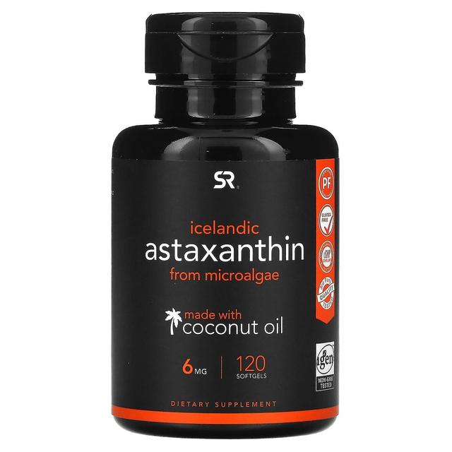 Sports Research Sportsforskning, Islandsk astaxanthin, 6 mg, 120 Softgels on Productcaster.