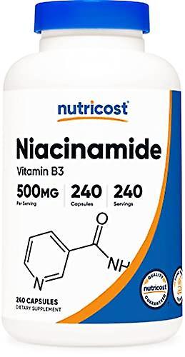 Nutricost niacinamide vitamin b3 500mg 240 capsules on Productcaster.