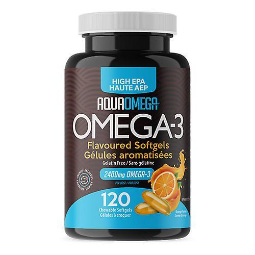 AquaOmega High EPA Chewables Orange ,120 Count on Productcaster.