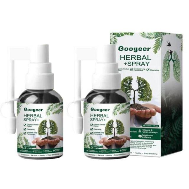 Jnjyq Herbal Repair Mist Herbal Lung Cleansing Mist - Função Pulmonar Forte 30ml 2pcs on Productcaster.