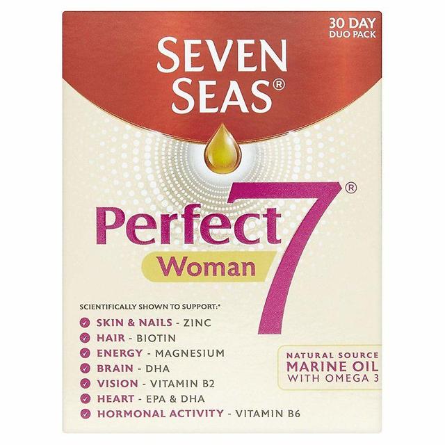 Seven Seas Perfect 7 Woman 23 Essential Vitamins & Minerals - 30 Day Duo Pack on Productcaster.