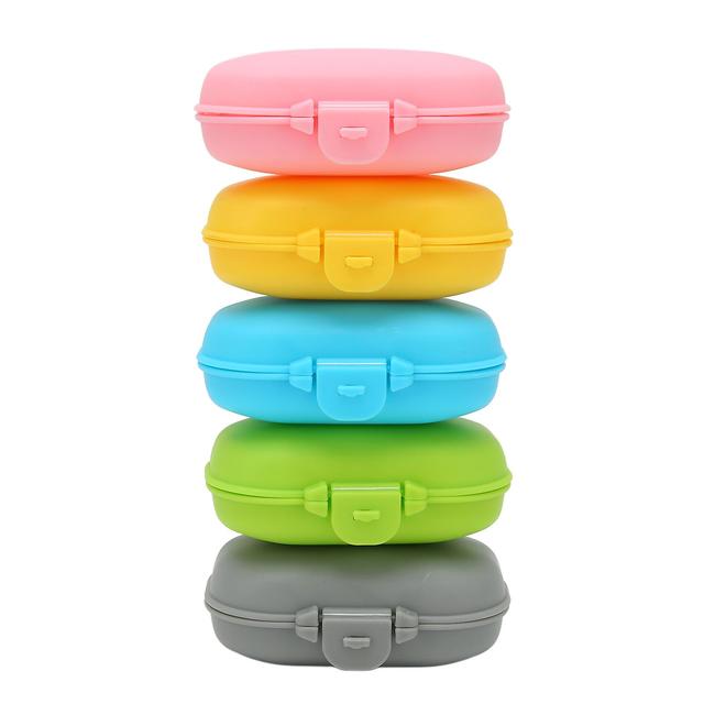 Waoniq 5pcs Pills Organizer No Objectional Odor Folding Resistant Environmentally Friendly Pills Container on Productcaster.