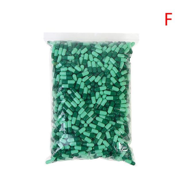 unbrand 1000pcs 0# Empty Vacant Gelatin Capsule Size Gel Medicine Pill Vitamin Capsule F on Productcaster.