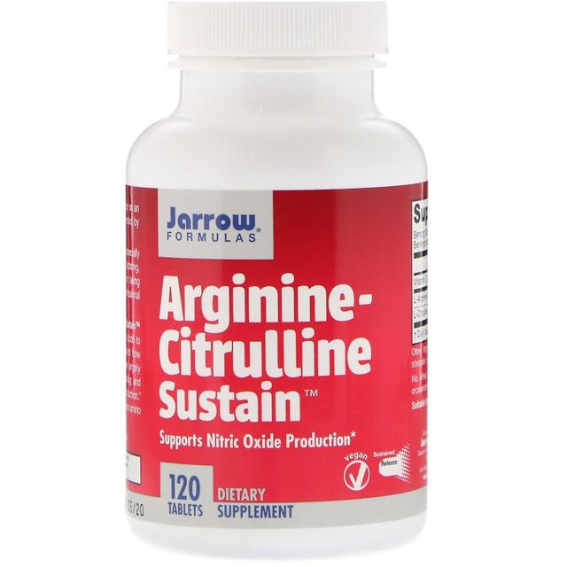 Jarrow Formulas, Arginine-Citrulline Sustain, 120 Tablets on Productcaster.