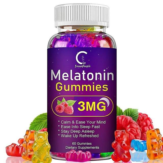 Powerful Melatonin Gummies Help Sleep Save Insomnia Body clock adjustment For Adult and childrenTIB TIB . 10pcs on Productcaster.