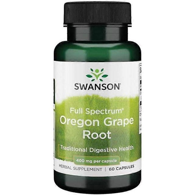 Swanson Full Spectrum Oregon Grape Root 400mg Capsules 60 on Productcaster.