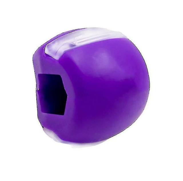 Qd-silic Facial Chew Ce, Jaw And Neck Masseter Exercise Ballpurple on Productcaster.