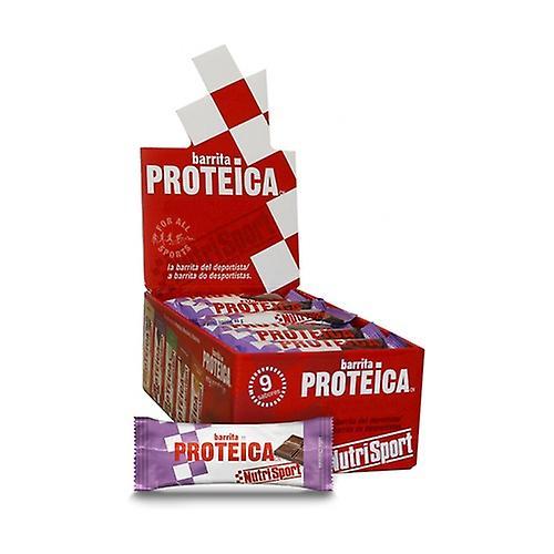 Nutrisport Box of chocolate protein bars 24 bars on Productcaster.