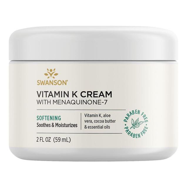 Swanson Vitamin K Cream with Menaquinone-7 2 fl oz Cream on Productcaster.