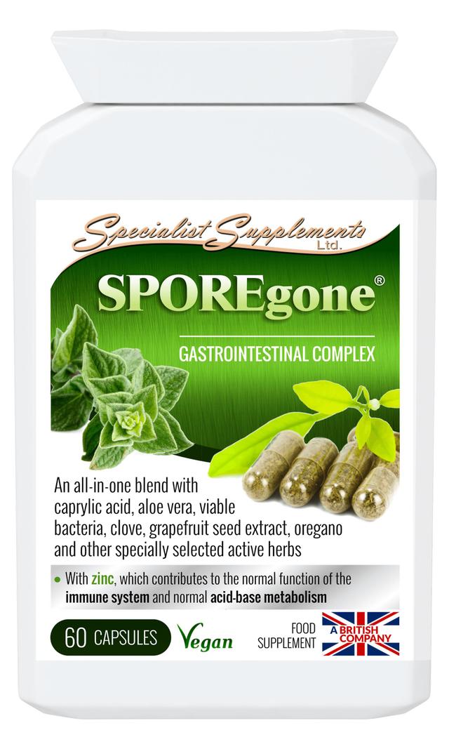 Specialist supplements sporegone 60's on Productcaster.