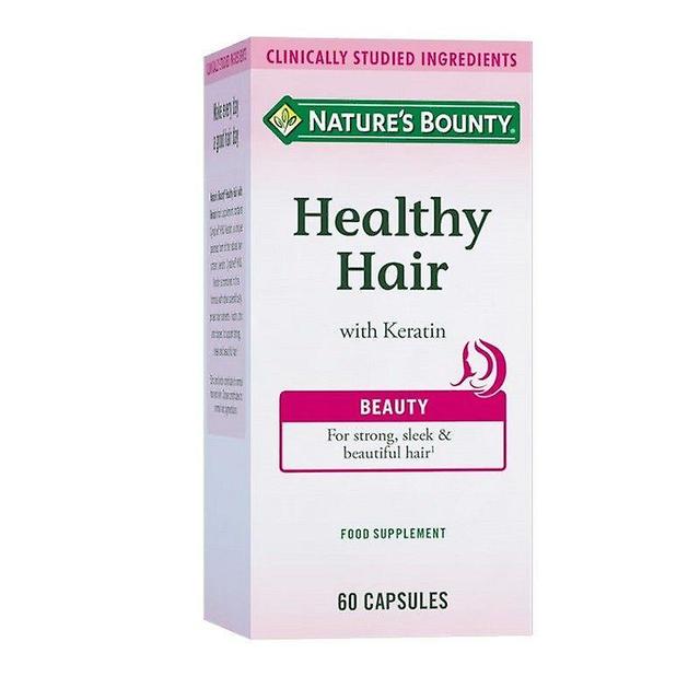 Natures Bounty Nature's Bounty Healthy Hair with Keratin Capsules 60 (12536544) on Productcaster.