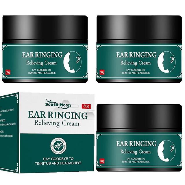 3x Ear Ringing Relieving Cream,tinnitus Treatment Cream,natural Plant Soothing Tinnitus Ear Care on Productcaster.