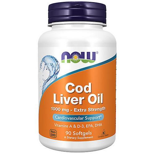 Now Foods Cod Liver Oil,1000 mg ,90 SoftGels (Pack of 3) on Productcaster.