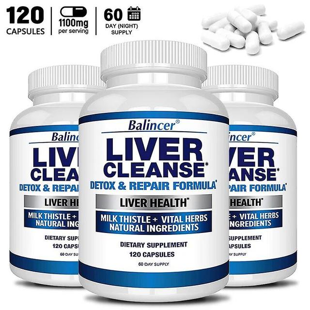 Visgaler Liver Cleansing, Detoxification & Repair - Milk Thistle Supplement, Liver Health, Diuretic, Reduce Swelling, Lower Blood Lipids 120 count-... on Productcaster.