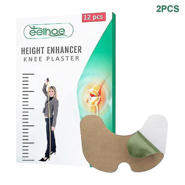 Højdeforstærker Knæpuds Forøg højde Vækst Pleje klistermærker Knæledspleje Naturlægemidler Patch 2pcs on Productcaster.