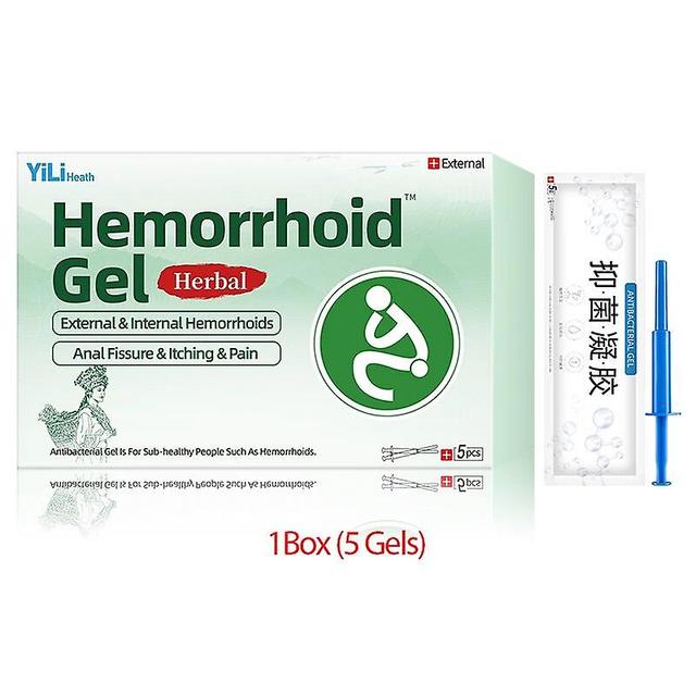 Jinzhaolai Hemorrhoids Removal Treatment Gel Natural Herbal Internal External Mixed Hemorrhoid Cure Anal Fissure Medicine 1box 5pcs on Productcaster.