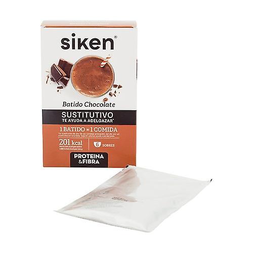 Siken Substitute Chocolate Shake 6 packets on Productcaster.