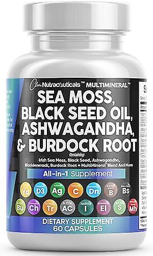 Clean Nutraceuticals Multi-Mineral with Sea Moss 60 Count on Productcaster.