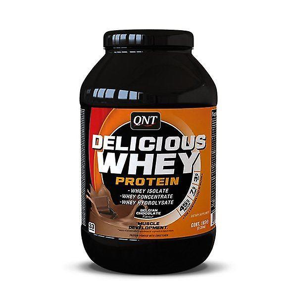 QNT Delicious Whey Protein Powder Bodybuilding Muscle Mass Growth Chocolate 908g on Productcaster.