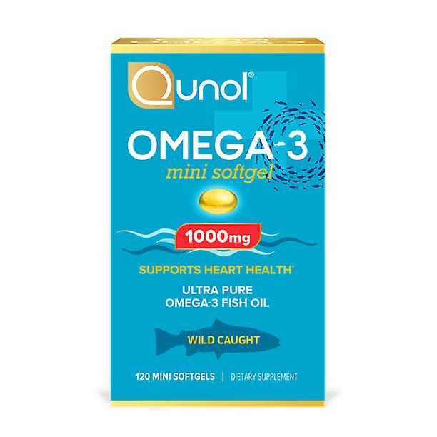 Qunol 1000mg omega-3 120ct (visolie) - mini on Productcaster.