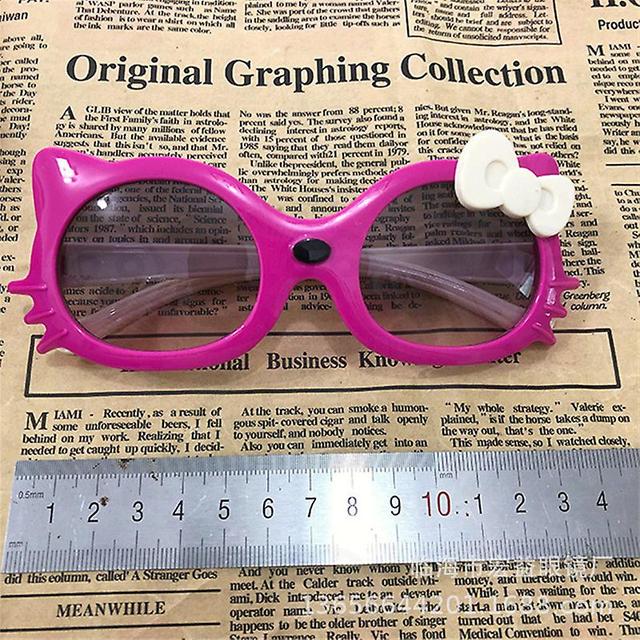 Duqi Hello Kitty Fashion Photo Glasses Rekwizyty Okulary przeciwsłoneczne Student Girls Cute Cartoon Okulary przeciwsłoneczne Sunshade Mirror A4 on Productcaster.